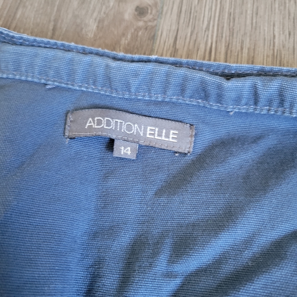 Addition Elle Rustic Look Denim Jacket - Picture 3 of 7